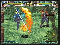 une photo d'Ã©cran de Sengoku 3 sur SNK Neo Geo